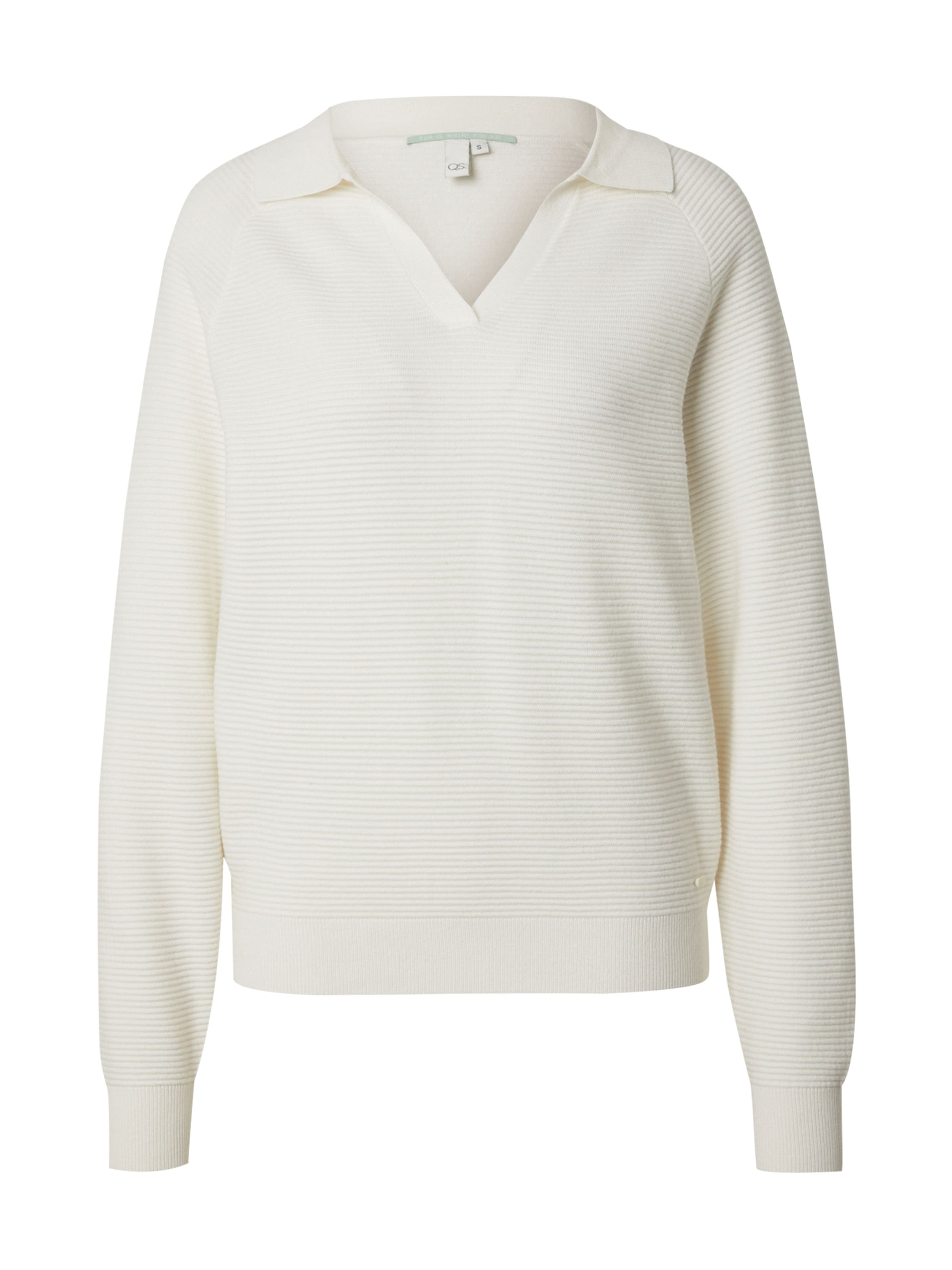 QS Sweater in White: front