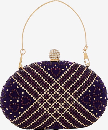 FELIPA Clutch in Purple: front