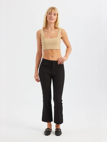 Hiccup Gebreide top in Beige
