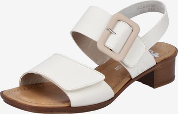 Rieker Sandals in White: front