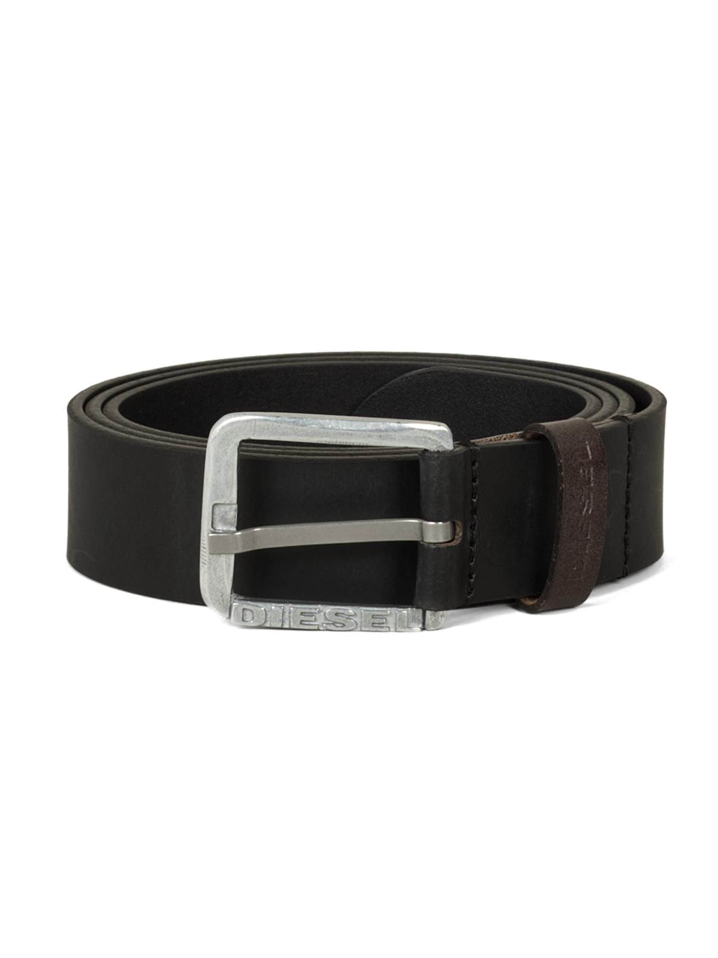 DIESEL Cintos 'LOGO B-BASIC LEATHER BELT' em 95 em preto, Vista do artigo