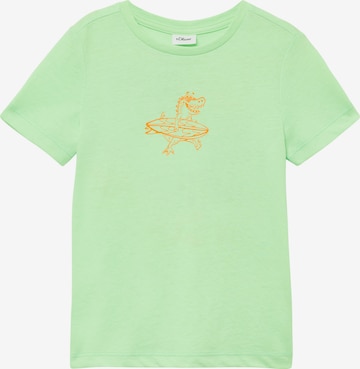 s.Oliver Shirt in Groen: voorkant