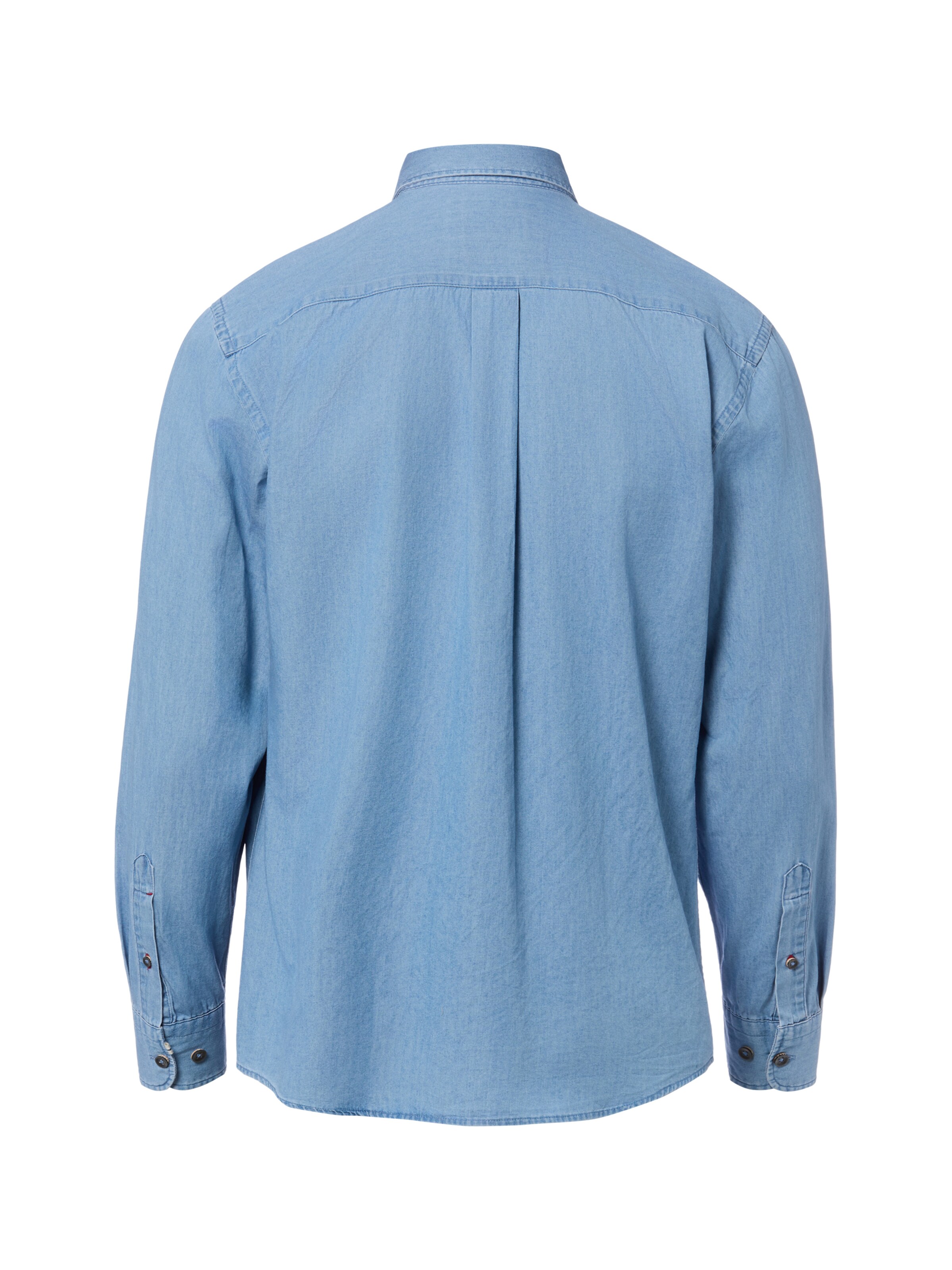 FYNCH-HATTON Comfort fit Button Up Shirt in Blue
