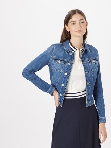 Tommy Jeans Kurtka przejściowa 'Vivianne' w kolorze niebieski: przód