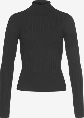 LASCANA Sweater in Black: front