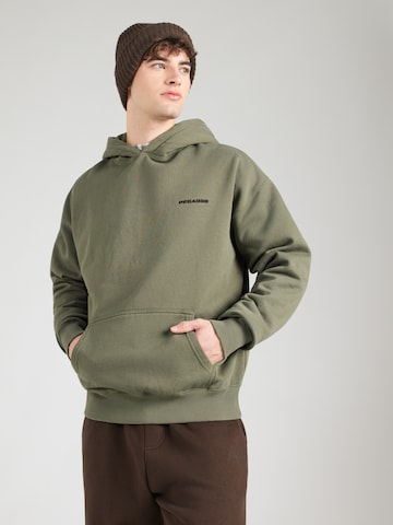 Pegador - Sweatshirt em verde: frente