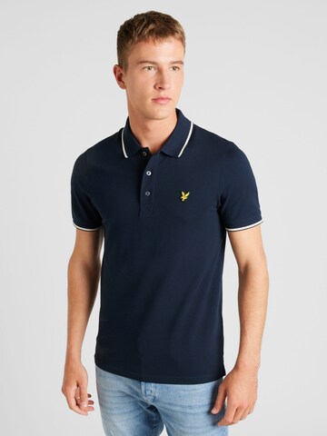 Lyle & Scott Тениска в синьо: отпред