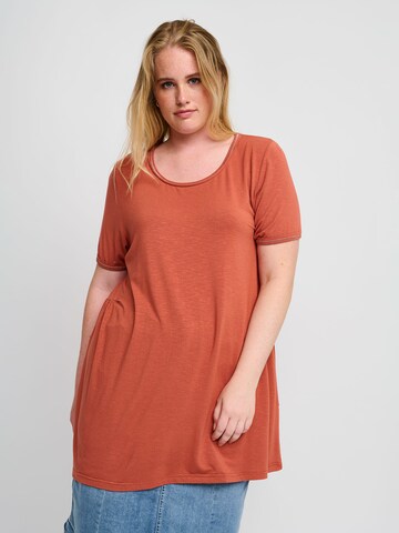 ADIA fashion Tunic 'Lidia' in Orange: front