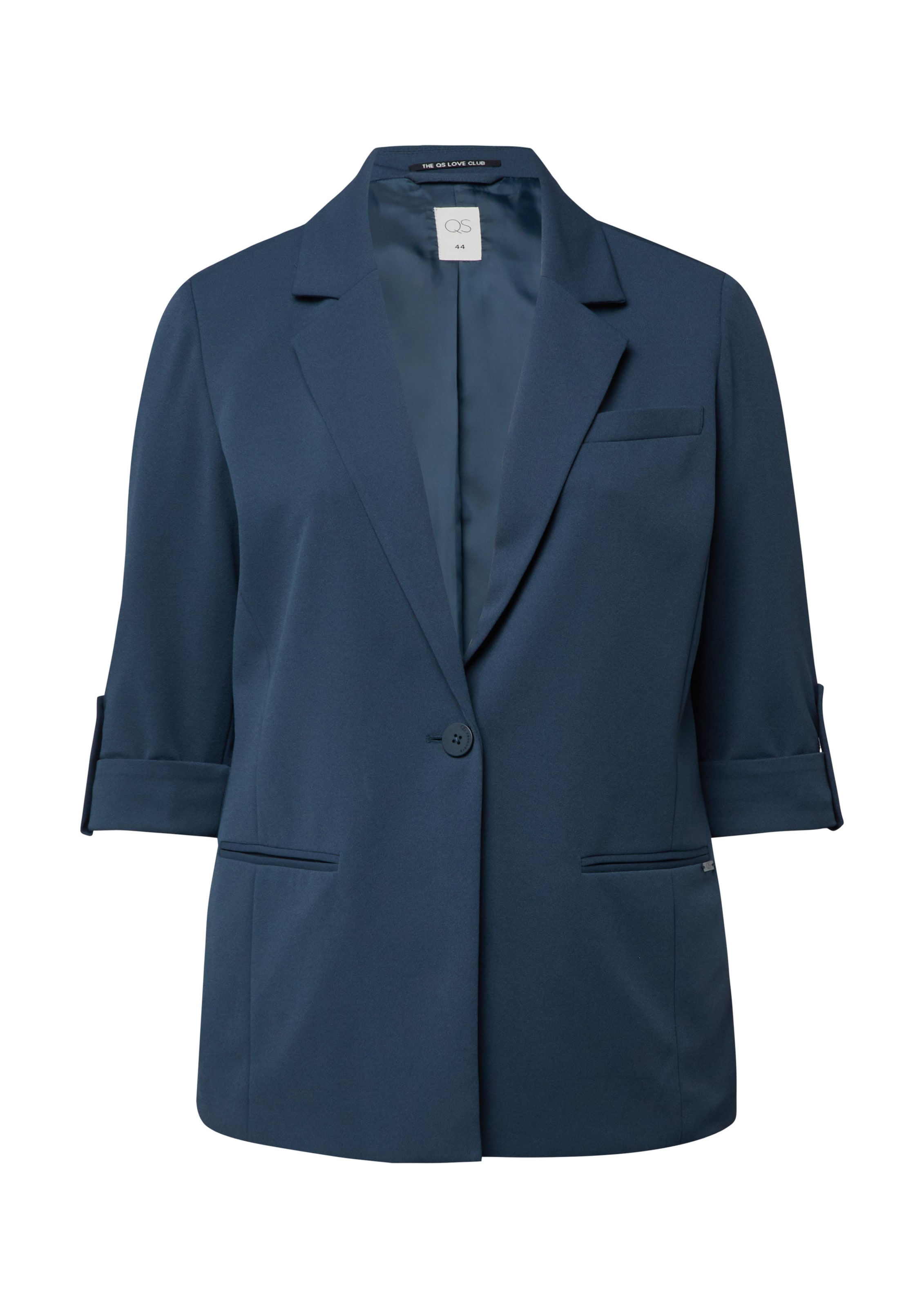 Blazer QS en bleu : devant