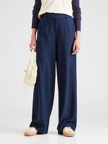 OBJECT Wide leg Broek 'Lisa' in Blauw: voorkant