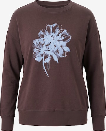 MIAMODA Sweatshirt in Braun: Vorderseite
