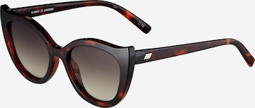 LE SPECS Sonnenbrille 'FLOSSY' in Schwarz: predná strana