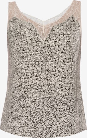 Le Temps Des Cerises Top in Beige: front