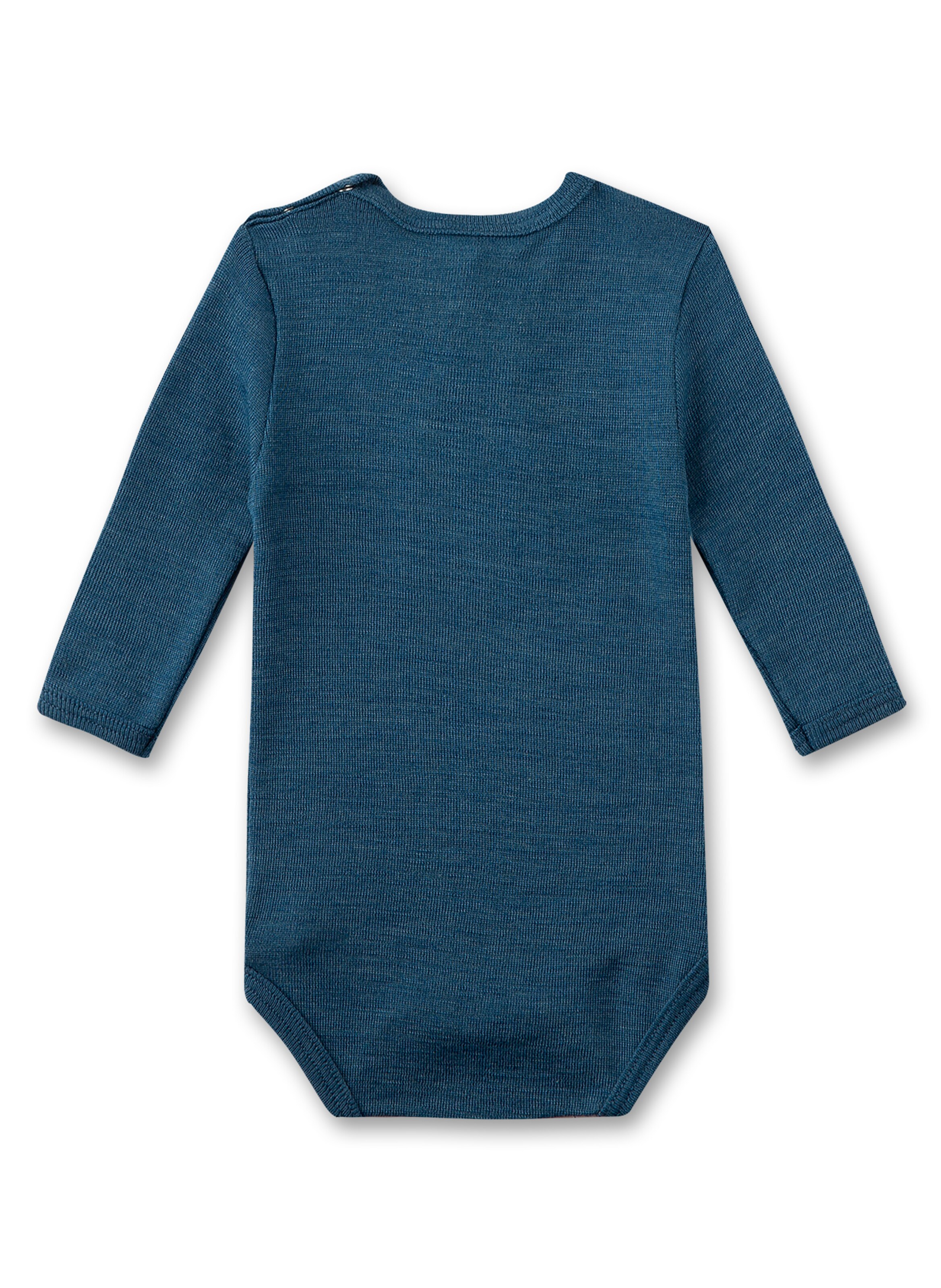 Tutina / body per bambino di Sanetta in blu