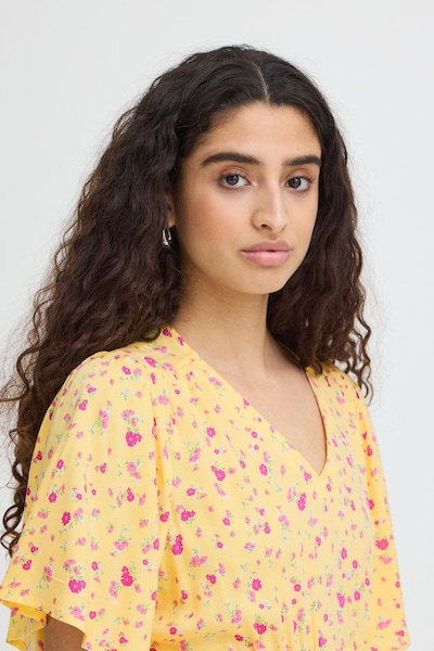 ICHI Vestido 'ICHVera' em 34 em amarelo / rosa, Vista do artigo