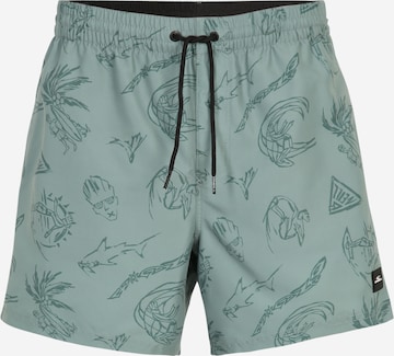 O'NEILL Swimming Trunks in Green: front
