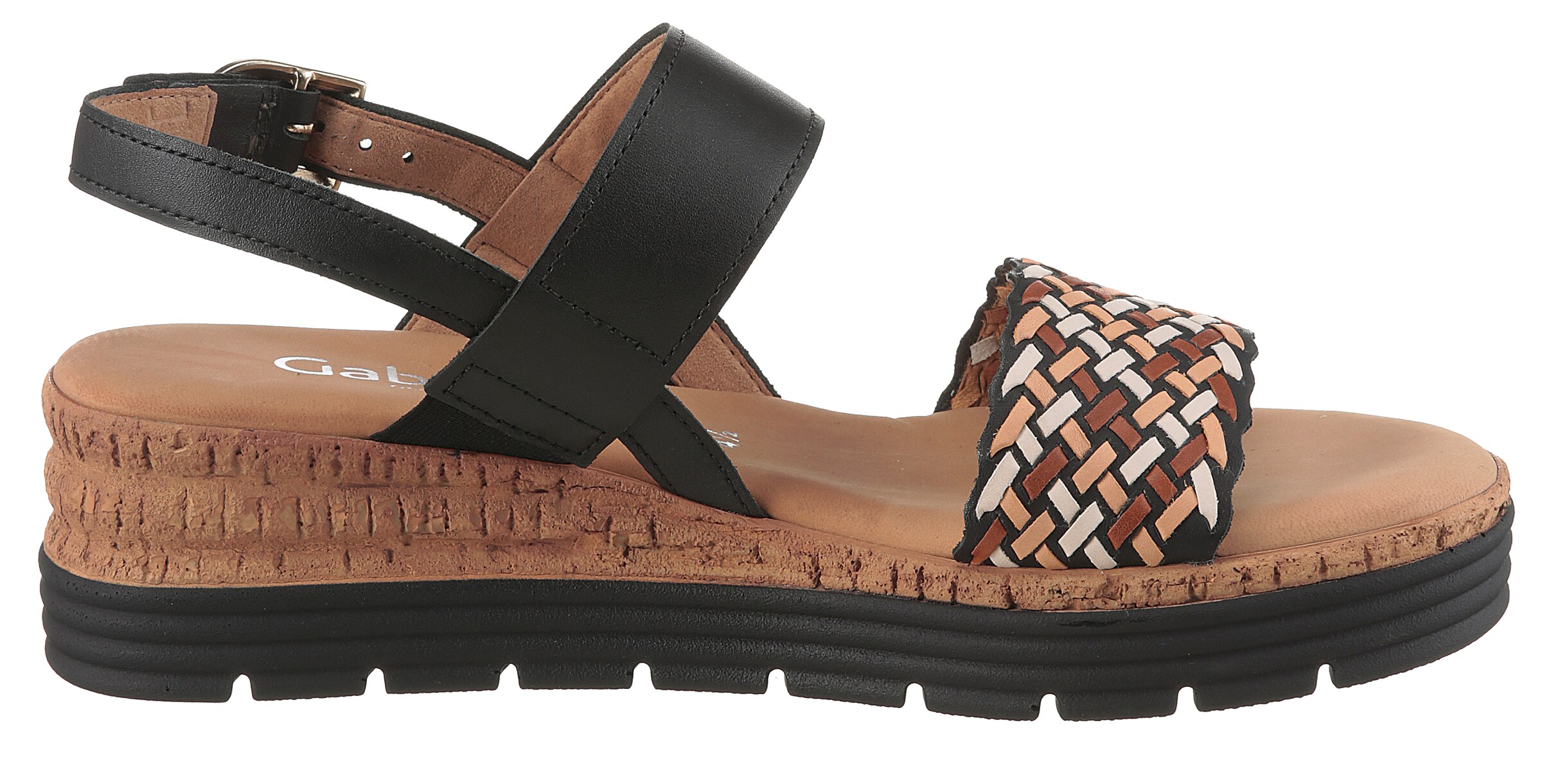 GABOR Sandale in Schwarz