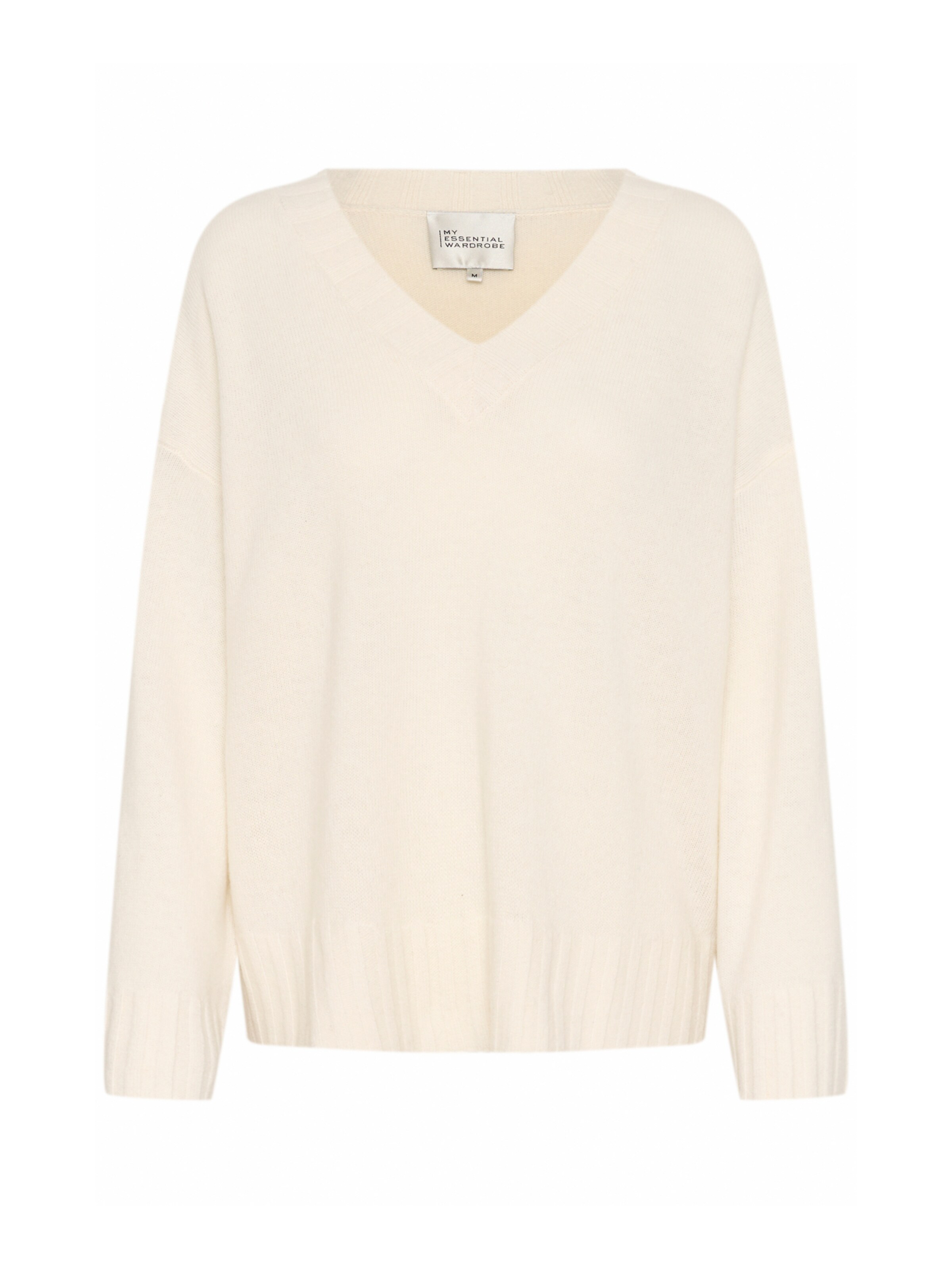 My Essential Wardrobe Pullover 'Huxi' i hvid: forside