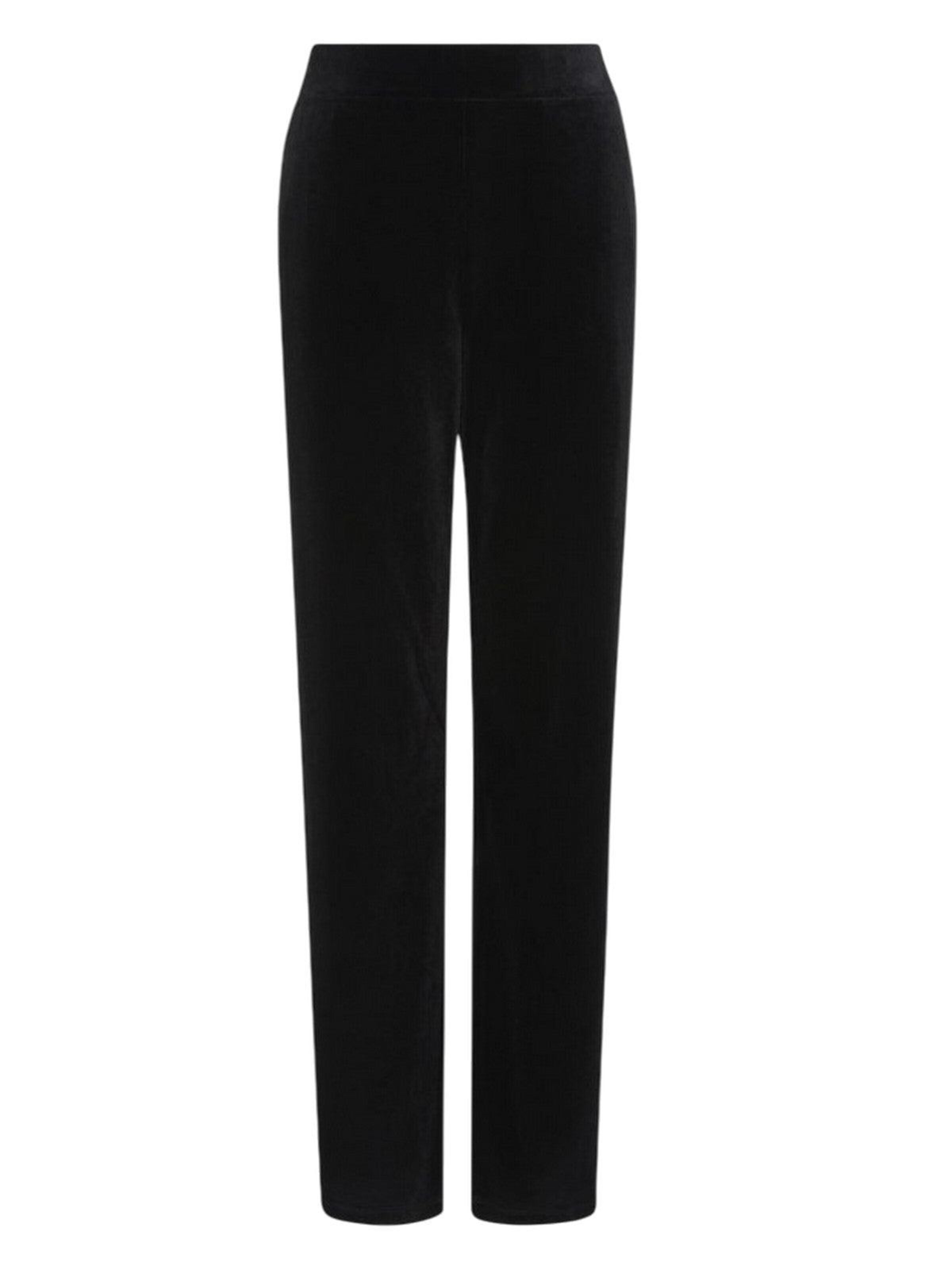Emporio Armani - regular Pantalón en negro: frente