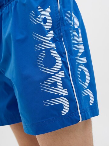 JACK & JONES Zwemshorts 'JPSTMaui' in Blauw