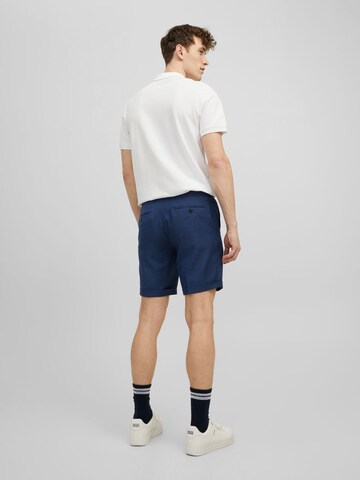 JACK & JONES Regular Bügelfaltenhose in Blau