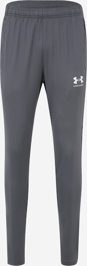 UNDER ARMOUR Sportbroek 'Challenger ' in de kleur Donkergrijs / Wit, Productweergave