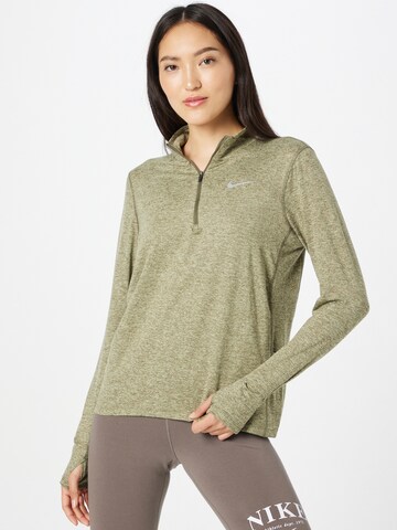 NIKE Performance shirt 'Element' in Green: front