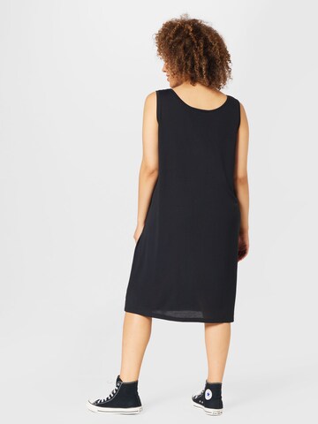 Fransa Curve Dress 'LOLA' in Black