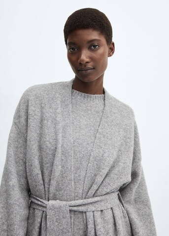 MANGO Knit Cardigan 'Camila' in Grey