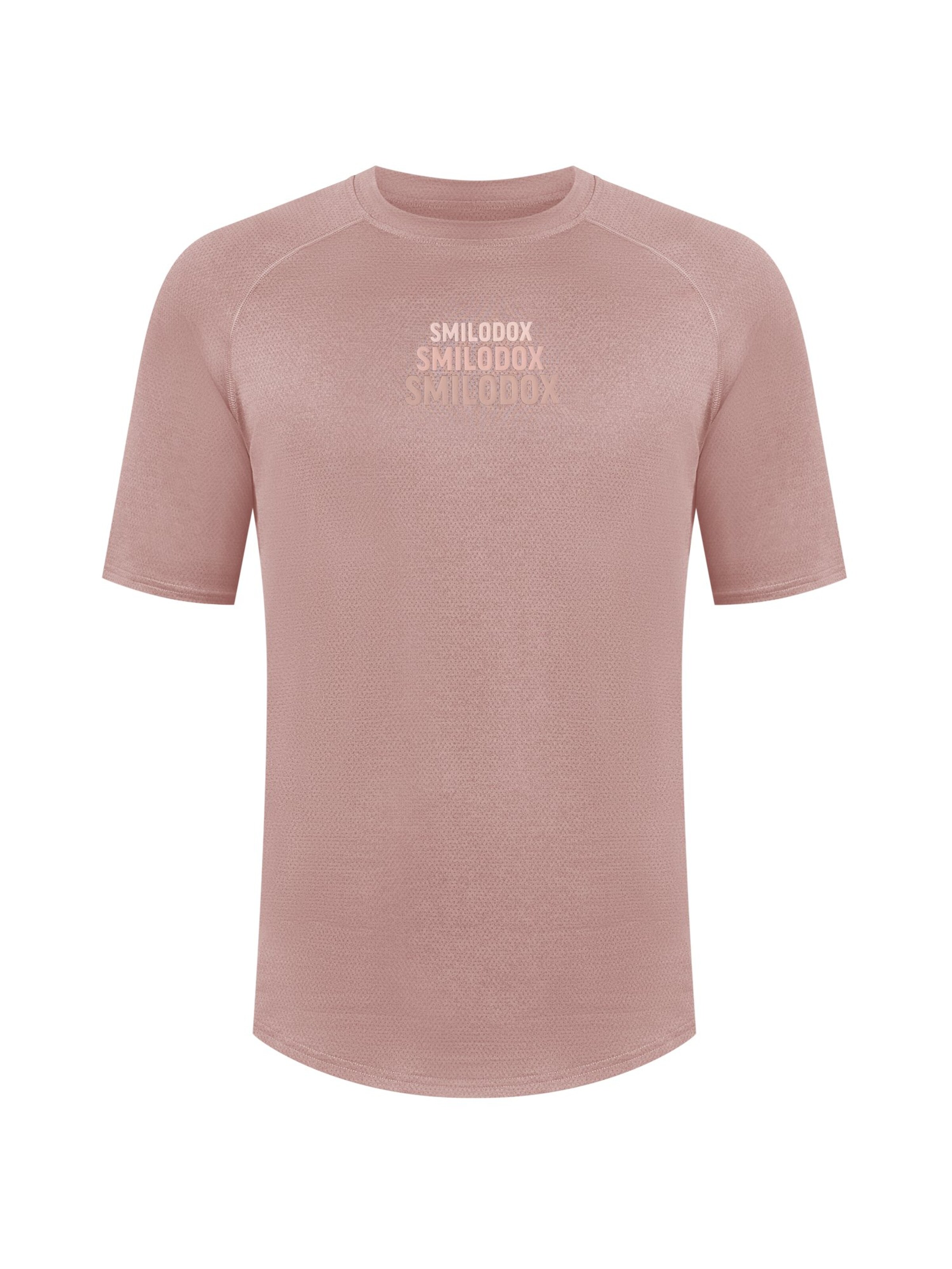 Smilodox T-Shirt ' Powerfit Triple ' in Grau: Vorderseite