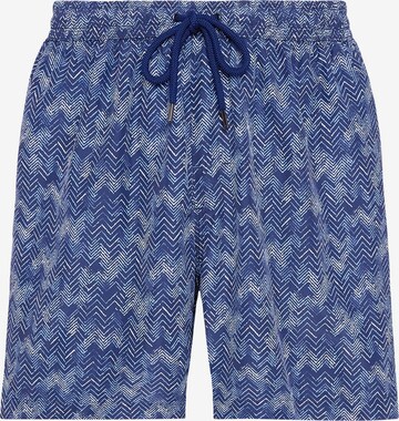 Shorts de bain Boggi Milano en bleu : devant