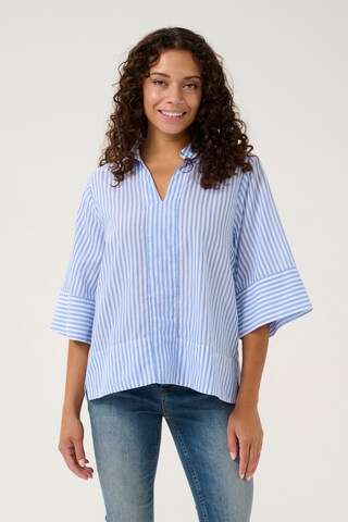 CULTURE Blouse 'Jax' in Blue: front