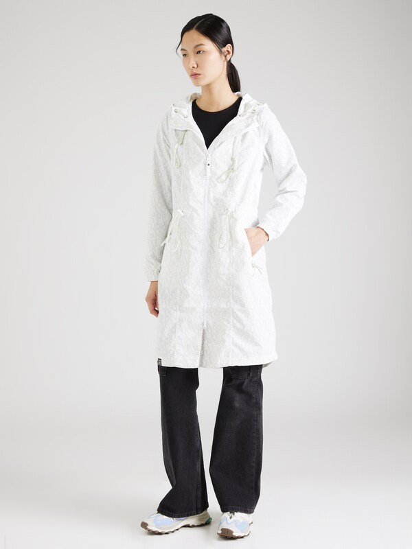Soccx Between-Seasons Parka in Wool White