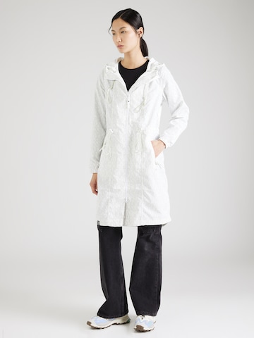 Soccx Between-Seasons Parka in White: front