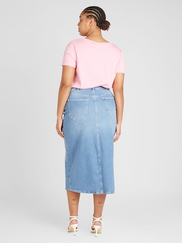 ONLY Carmakoma Rok 'Ayoe' in Blauw