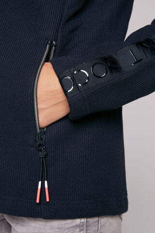 Soccx Zip-Up Hoodie in Blue