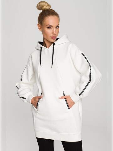 made of emotion - Sudadera 'M696' en blanco