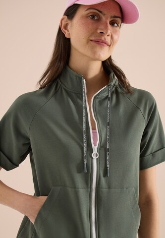 CECIL Sweatjacke in Grün: Vorderseite
