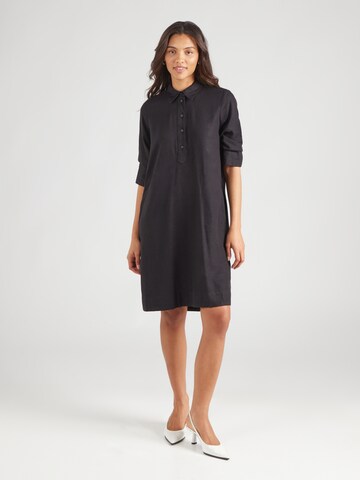 s.Oliver Shirt dress in Black: front