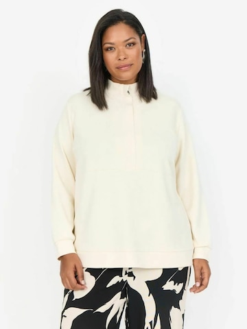 Wasabi Concept Sweatshirt 'Sabina' in Beige: voorkant