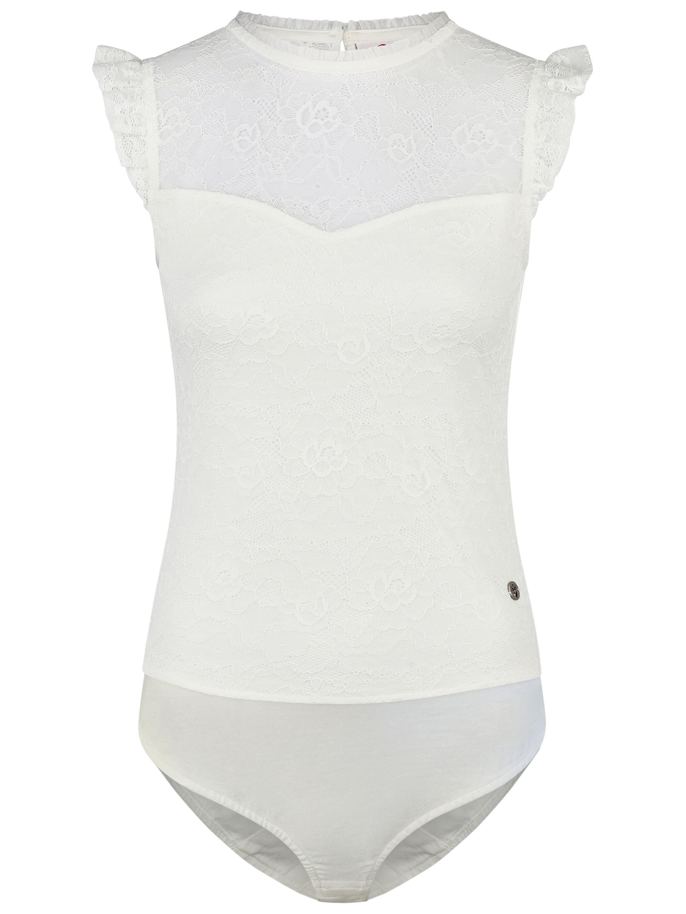 Blouse folklorique 'Kavala' SPIETH & WENSKY en blanc : devant