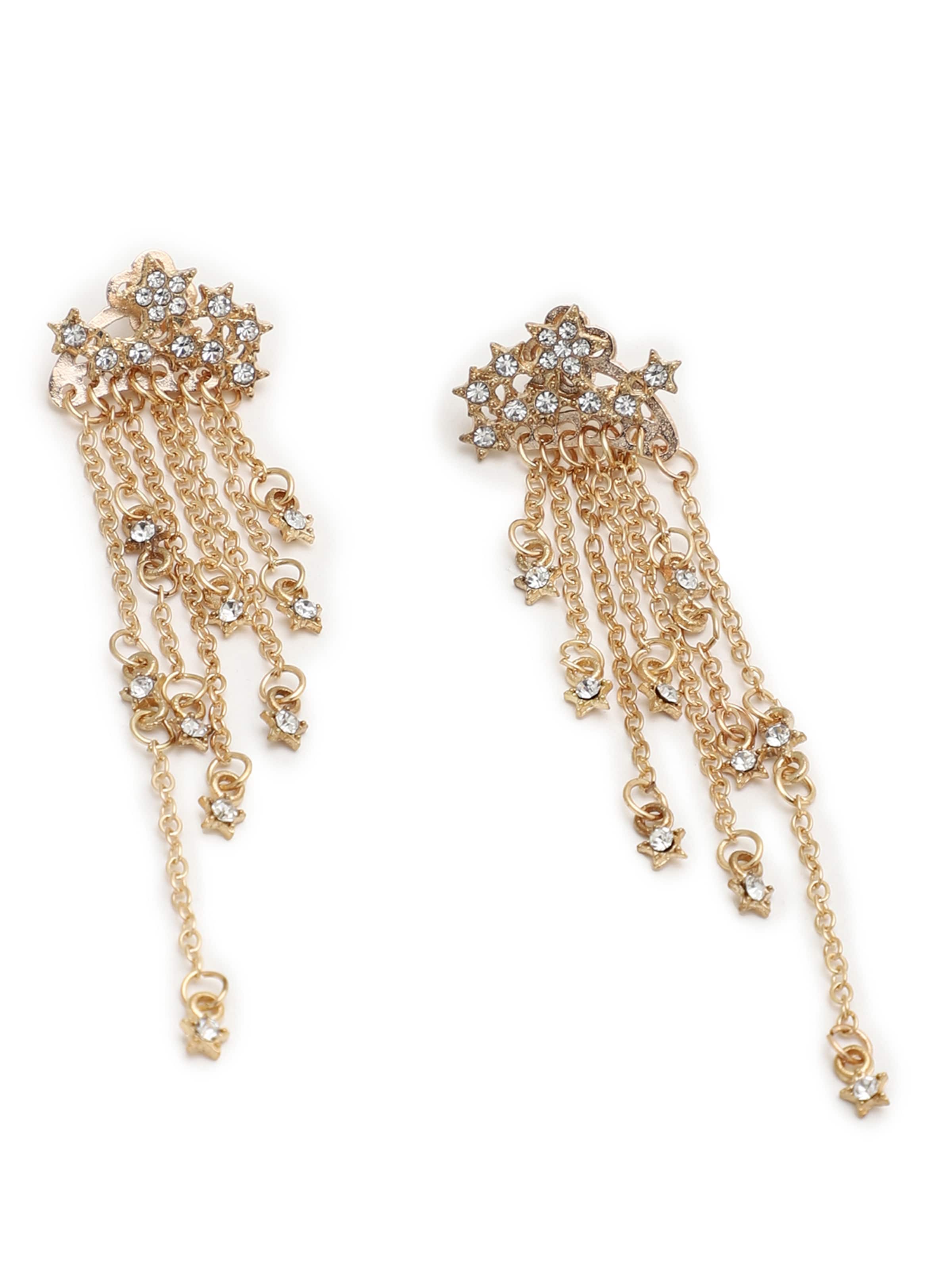 Cercei 'Neeta' de la SOHI pe auriu: față