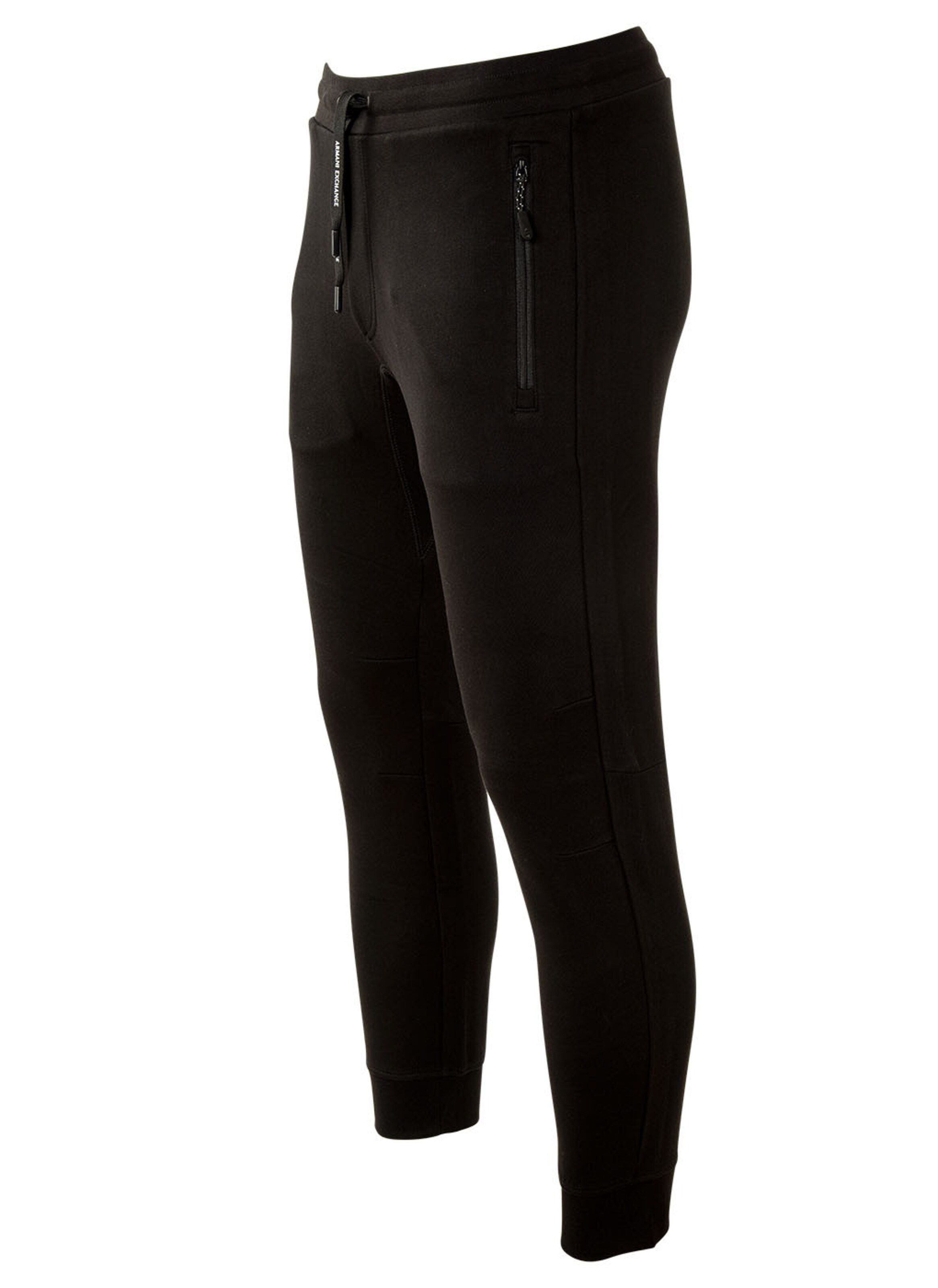 ARMANI EXCHANGE Tapered Trousers in Black