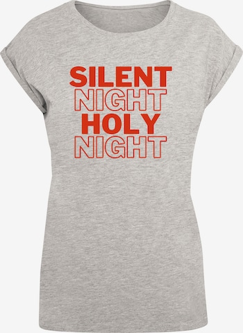 F4NT4STIC Shirt in Grijs: voorkant