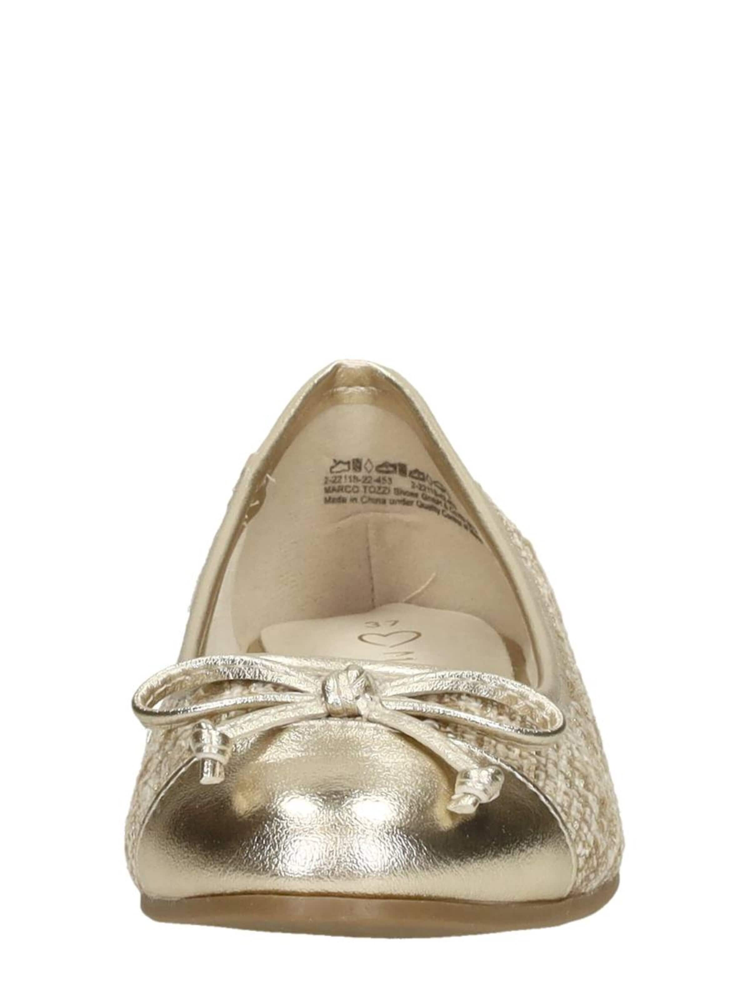 MARCO TOZZI Ballerina 'Ballerina's' in Beige