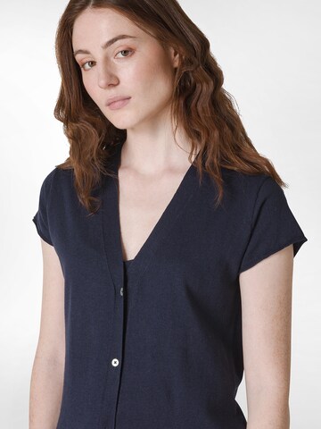 DEHA Gebreid vest in Blauw