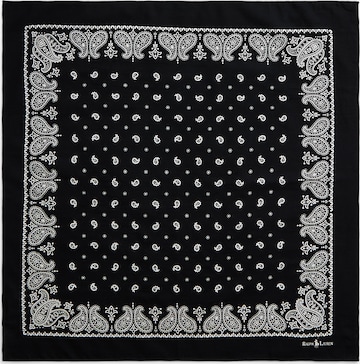 Foulard 'ICONS' di Polo Ralph Lauren in nero: frontale