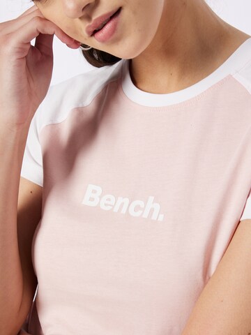 BENCH Majica 'FUTURA' | roza barva