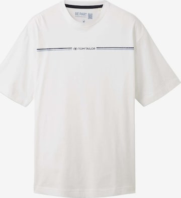 Maglietta di TOM TAILOR in bianco: frontale