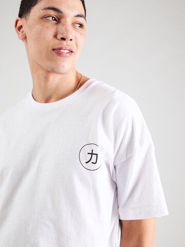 T-Shirt 'JJDRAGON' JACK & JONES en blanc
